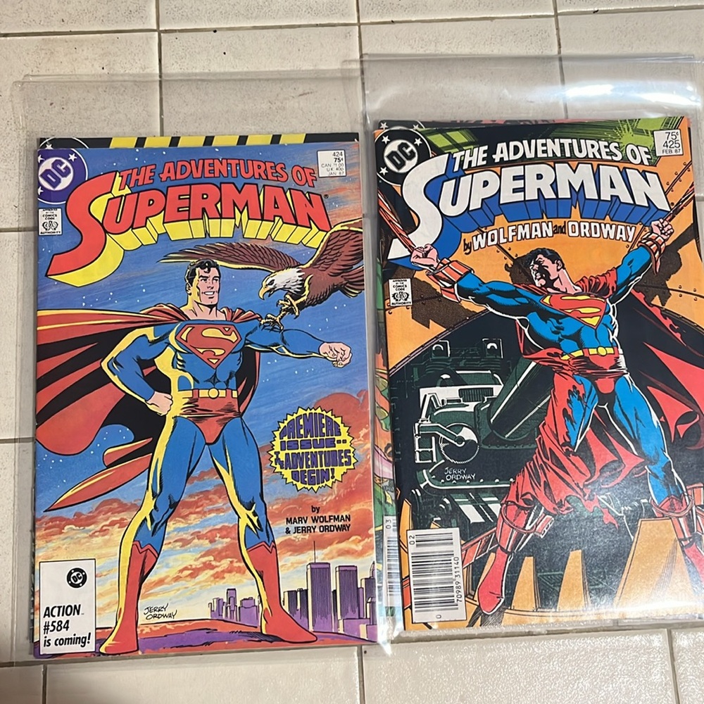 Vintage 1987 Adventures of Superman bundle - Picture 2 of 3